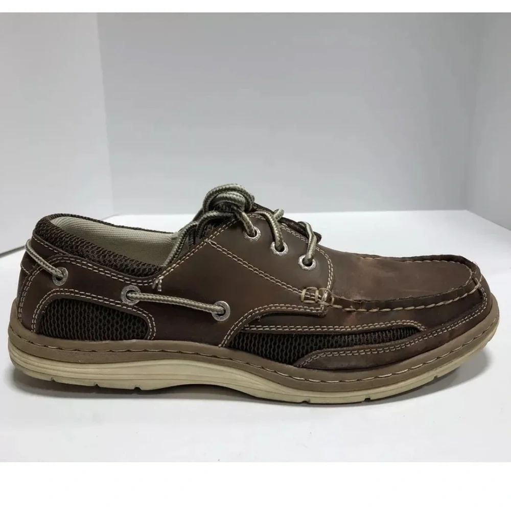 Dockers Men’s Lakeport, Brown Boat Shoes, Size 8 D.